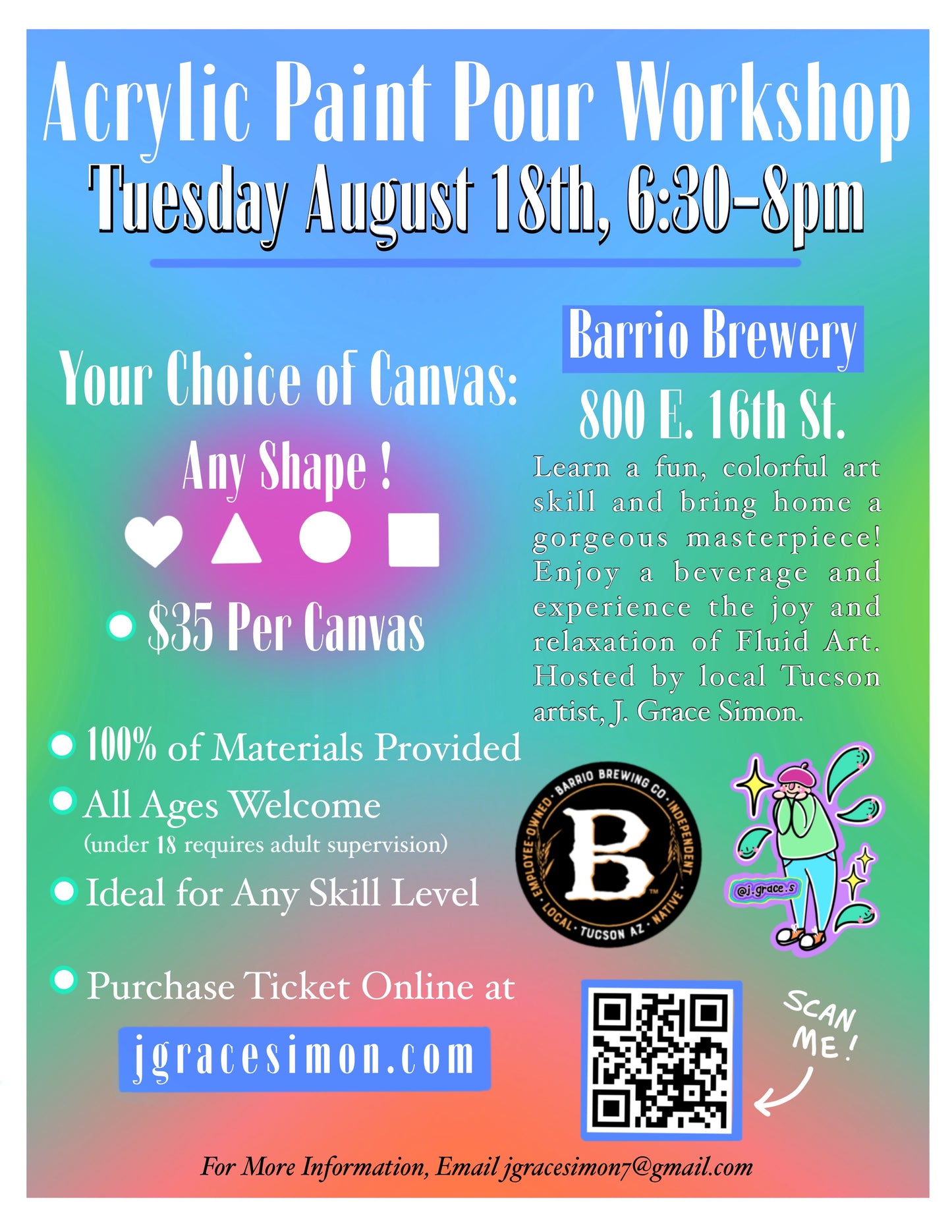August 18th Workshop @Barrio Brewery